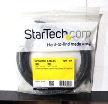 StarTech.com 10ft CAT6 Ethernet Cable - Black Snagless Gigabit - 100W PoE UTP - £7.72 GBP