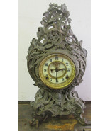 Antique Ansonia Bronze Case Mantle Orienta Model ~ Open Escapement 8 Day... - £555.56 GBP