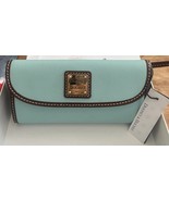 DOONEY &amp; BOURKE Collins Continental Clutch Exclusive/Aqua/Brown Trim WCU... - €84,86 EUR