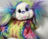 Puppy Surprise Tie Dyed Rainbow Dog Plastic Face 2016 Purple Nose - $10.82