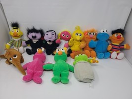 Lot of 12 TYCO Beans Sesame Street 7&quot; Stuffed Beany Toy Plush Vintage 1997 - $71.96