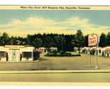 White City Court Motel Linen Postcard Kingston Pike Knoxville Tennessee  - £10.84 GBP