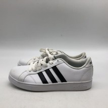 Adidas Neo Baseline Kids Sneakers Shoes AW4299 White Black Size 1.5 - £15.91 GBP