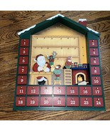 Advent Calendar Santa&#39;s Workshop Christmas Wood Compartment 24&quot; Costco K... - €46,24 EUR