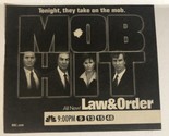 Law And Order Tv Show Print Ad Vintage Sam Waterston Jerry Orbach TPA2 - $5.93