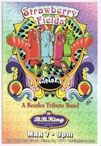 Advertising Card BB King Blues Club &amp; Grill New York Strawberry Fields Beatles - $9.89