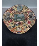 Cigar Band Dish 7” Glass Plate Ashtray Vintage - $236.99 MXN