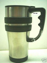 Stainless Steel Travel Mug Two Pak 16 Oz.Coffee Kitchen Dining Serving Pieces - £19.74 GBP