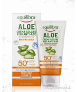 equilibra Natural FACE CREAM SPF 50+ ALOE Anti-Age Sun Face Cream 75ml |... - $26.24