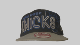 $15 N.Y. Knicks NBA Hardwood Classics Black Vintage 90s Sewn Hat Cap One... - £14.67 GBP