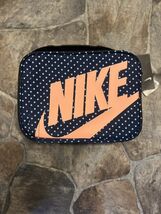 Nike Swoosh Blue Polka-Dot Insulated Lunch Bag/Box!!(10”x8”) - $17.09
