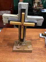 A standing wood cross - $25.00