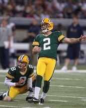 MASON CROSBY 8X10 PHOTO GREEN BAY PACKERS PICTURE NFL FOOTBALL GAME ACTION - £3.90 GBP