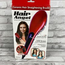 Hair Angel Ceramic Hair Straightening Brush New In Package Heats to 385 F (196C) - £9.06 GBP