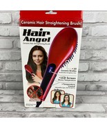 Hair Angel Ceramic Hair Straightening Brush New In Package Heats to 385 ... - £9.25 GBP