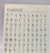 Stardust Rhinestone Crystal Nail Art Decoration Multi Shape Clear AB 20 pcs - £6.35 GBP