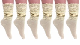 AWS/American Made Cotton Lightweight Slouch Socks for Women Extra Thin S... - £12.65 GBP