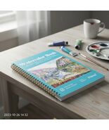 5.5 x 8.5 Inch Small Watercolor Sketch Book, Spiral Bound Cold Press Ske... - $18.20 CAD
