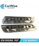 New Mopar Dodge Ram 1500 SST Chrome Hood Nameplate Set 2 68563849AB 6856... - $56.06