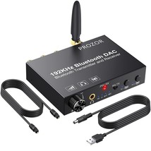 Prozor 192Khz Dac Digital To Analog Audio Converter With Bluetooth 5.0 Audio - £46.93 GBP