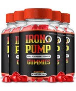 Iron Pump Gummies for Men Daily Max Strength Wellness Formula 5 Pack - $2,113.43 MXN