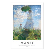 CLAUDE MONET - Madame Monet And Her Son (Poster Style) (Giclée Art Print) - £5.71 GBP+