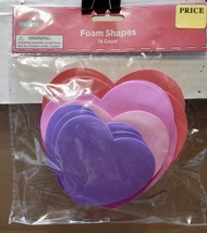 Valentines Day Foam Shapes Hearts Crafts For Kids Teachers School 14 eac... - $2.39