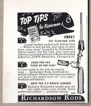 1950 Print Ad Richardson Rods Fishing Rods Chicago,IL - $9.25