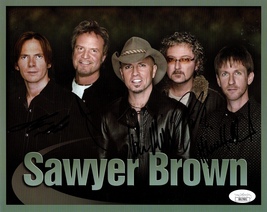 SAWYER BROWN Autograph SIGNED 8x10 Promotional PHOTO COUNTRY JSA CERTIFIED  - £71.93 GBP
