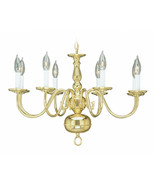 Livex 8 Light Chandelier in Polished Brass - $540.86