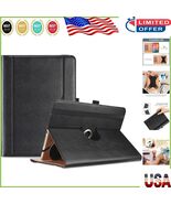 Premium Black Folio Tablet Case for 9-10.1 Inch Devices with Stand Funct... - $34.53 CAD