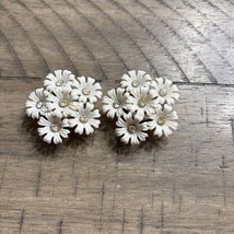 Vtg Glamour Magic Flower Brooches Magnetic Set Of Two - $25.00