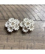 Vtg Glamour Magic Flower Brooches Magnetic Set Of Two - $33.95 CAD