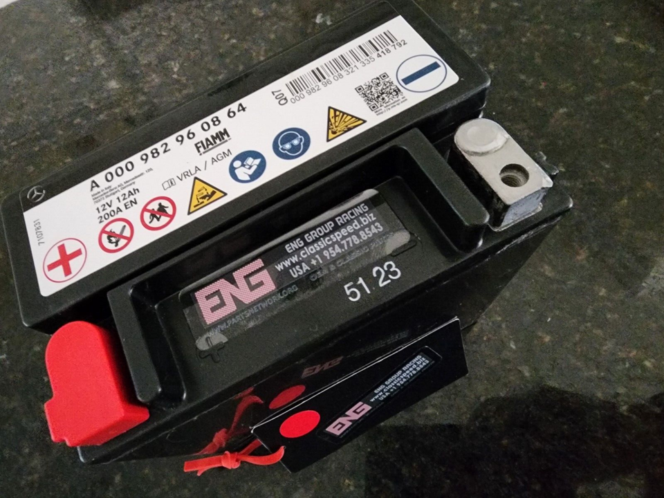 GENUINE MERCEDES-AMG NEW/OEM  GENUINE AUXILIARY BATTERY A000-982-9608 (9... - $198.30