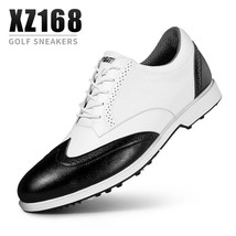 PGM Mens Golf Shoes with Spike Men&#39;s Sneakers Waterproof Anti-skid British Style - £124.71 GBP