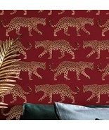 Leopard Prowl Wall Stencil - Better Than Wallpaper - Reusable Stencil Fo... - $75.00