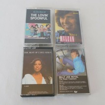 Lot of 4 Audio Cassettes Carly Simon Don McLean Lovin&#39; Spoonful Billy Joe Royal - £12.35 GBP