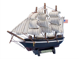 Wooden Flying Cloud Tall Model Clipper Ship 7&quot;&quot; - $18.99