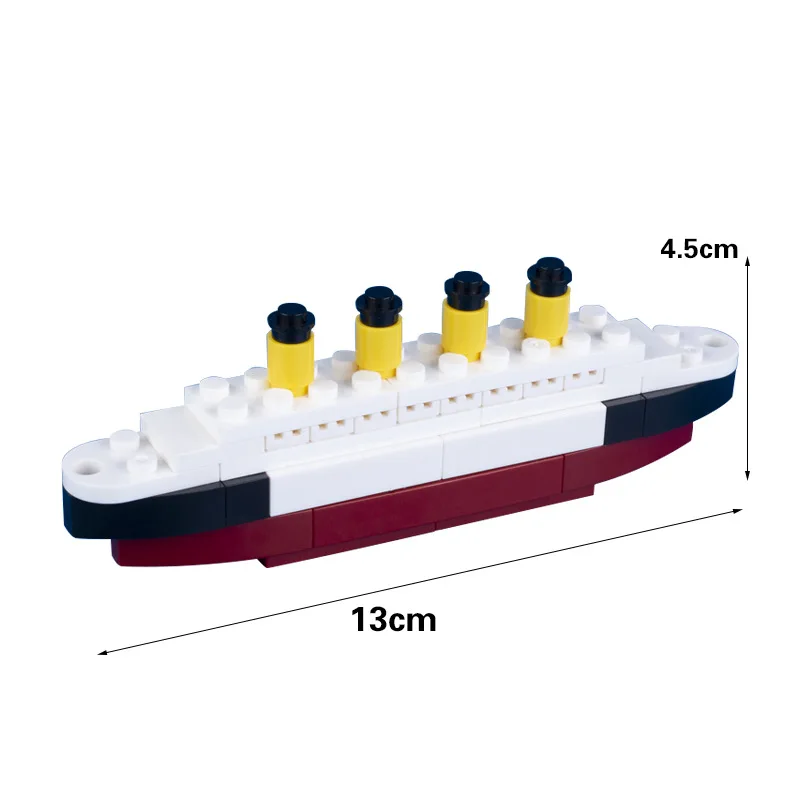 Play City Movie Titanic Ship Boat Play for Play Model Building Blocks Play Play  - £22.91 GBP