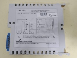 CEAG LB3101 Cooper Crouse-Hinds Non-Smart Analog Input Marine Store Spares - $157.17