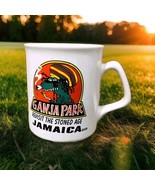 Ganja Park Revisit The Stoned Age Jamaica Cannabis Coffee Mug Cup HTF - $3,706.87 MXN