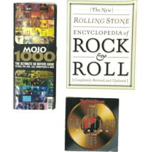 Rolling Stone Mojo 3 Rock &amp; Roll Book Bundle Encyclopedia Greatest Buyers Guide - £30.77 GBP