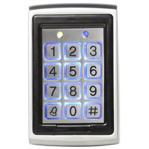 12VDC 125Khz RFID Metal Backlight Access Control Keypad EM ID Card/Keyta... - £29.44 GBP