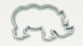 Rhino Rhinoceros Zoo Safari Animal Cookie Cutter Made in USA PR2287 - £2.36 GBP