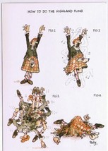 Comic Scotland Postcard How To Do The Highland Fling - £2.33 GBP