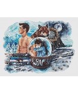 Jacob Black Cross Stitch Twilight pattern pdf - Gothic Embroidery Werewo... - $14.99