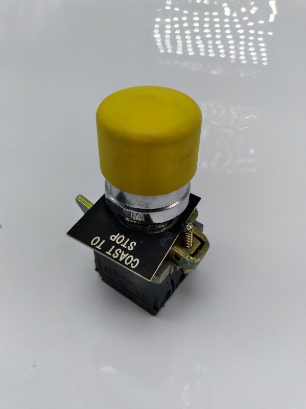  Telemecanique ZBE-101 Yellow Push-Button Switch  - $13.25