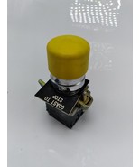  Telemecanique ZBE-101 Yellow Push-Button Switch  - $249.24 MXN