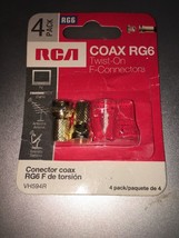 RCA Giro - Encendido RG6 Conector Coax, 2Pack - $18.12