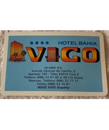 ⭕VTG card pocket calendar 1991 HERACLIO FOURNIER  ADVERTISING HOTEL BAHI... - $9.90